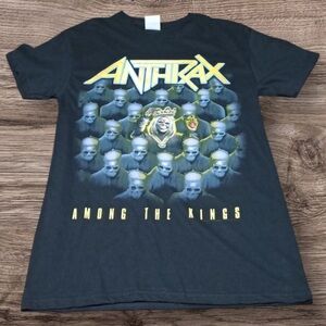 Anthrax Among the Kings Black T-Shirt